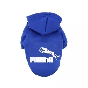 Pumba Dog Blue Hoodie